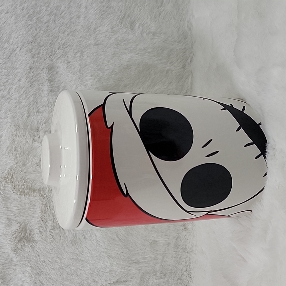 Disney The Nightmare Before Christmas Santa Jack Skellington Cookie Jar Canister